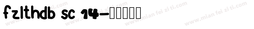 fzlthdb sc 14字体转换